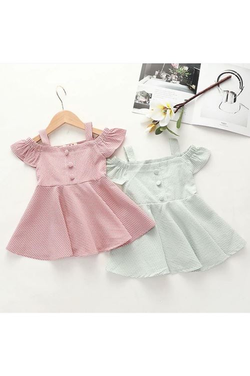 طفل بنت صيفية فستان 