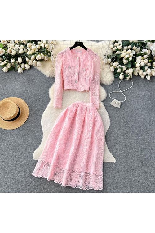 ملابس نسائية صيفية تنورة وقميص 