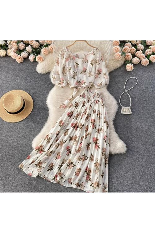 ملابس نسائية صيفية تنورة وقميص 