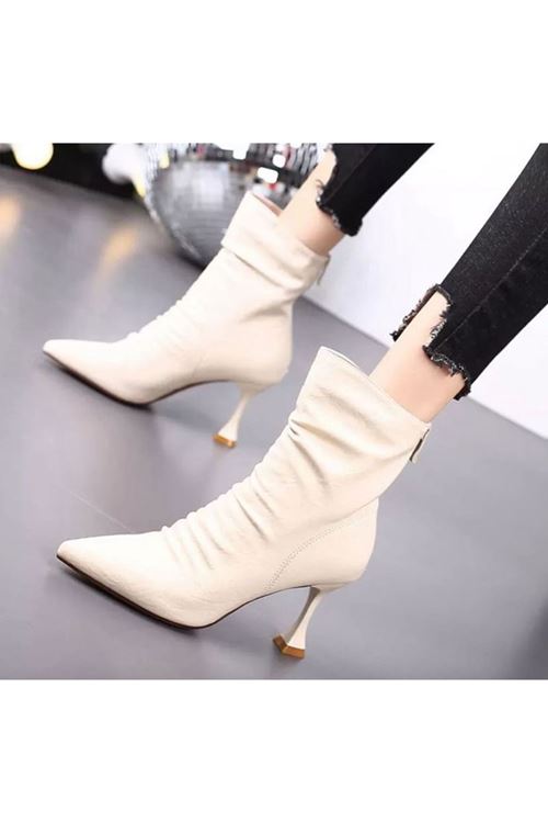 أحذية  نسائية  شتوية  بوت طويل كعب