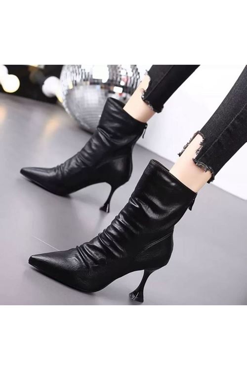 أحذية  نسائية  شتوية  بوت طويل كعب