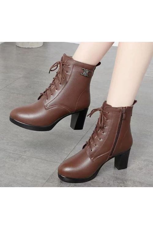 أحذية نسائية شتوية بوت طويل كعب