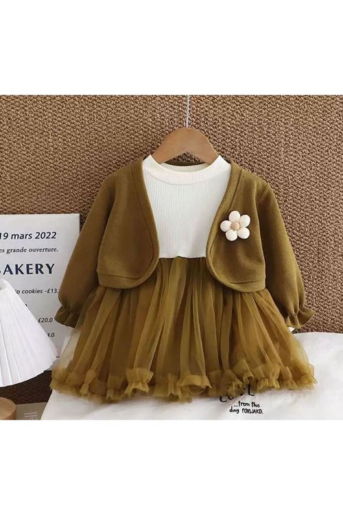 طفل بنت شتوية فستان