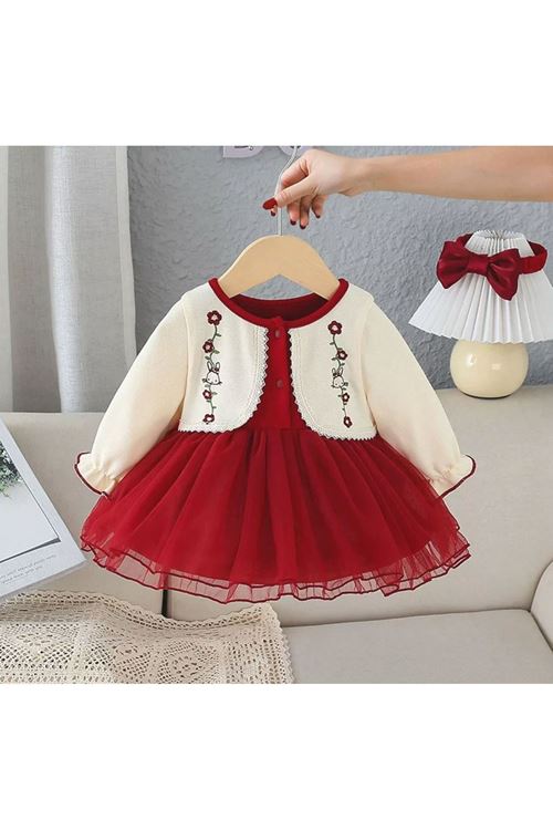 طفل بنت شتوية فستان