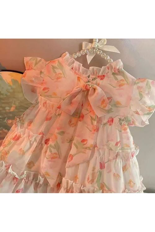 طفل بنت صيفية فستان 