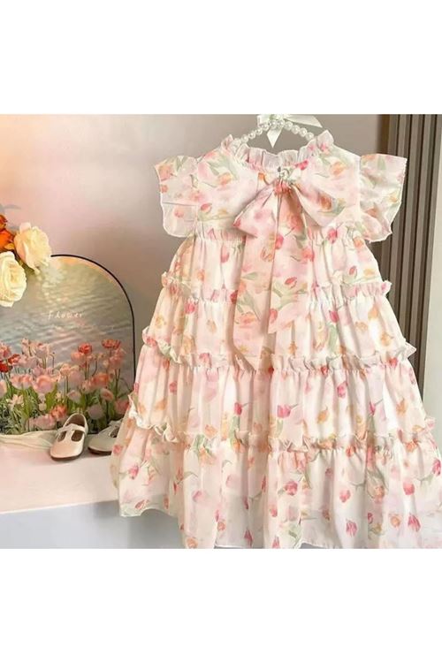 طفل بنت صيفية فستان 