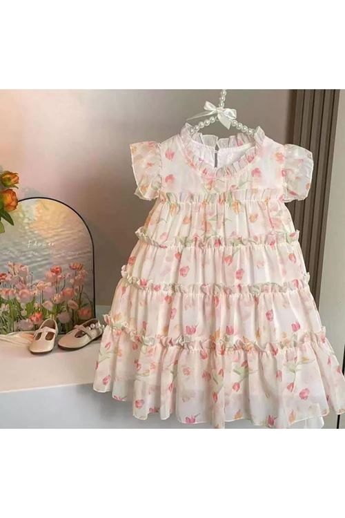 طفل بنت صيفية فستان 