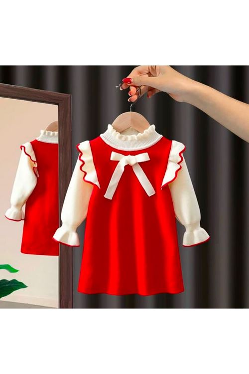 طفل بنت شتوية فستان