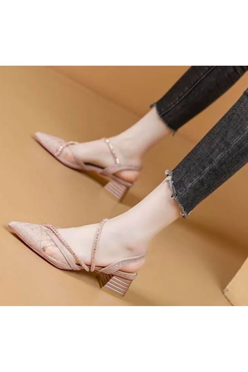 احذية نسائية صيفية حذاء كعب 