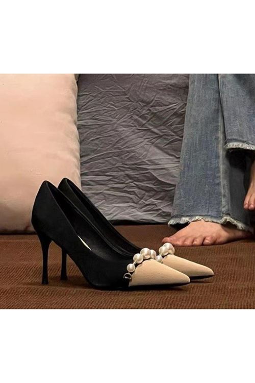 احذية نسائية صيفية حذاء كعب     