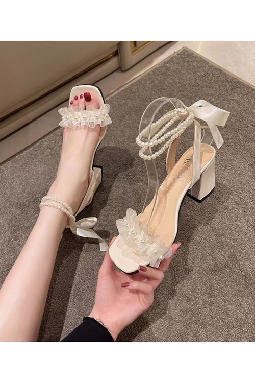 احذية نسائية صيفية حذاء كعب     