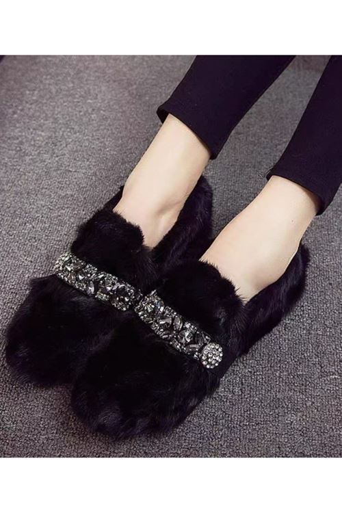 ‎أحذية نسائية شتويه  فلات 