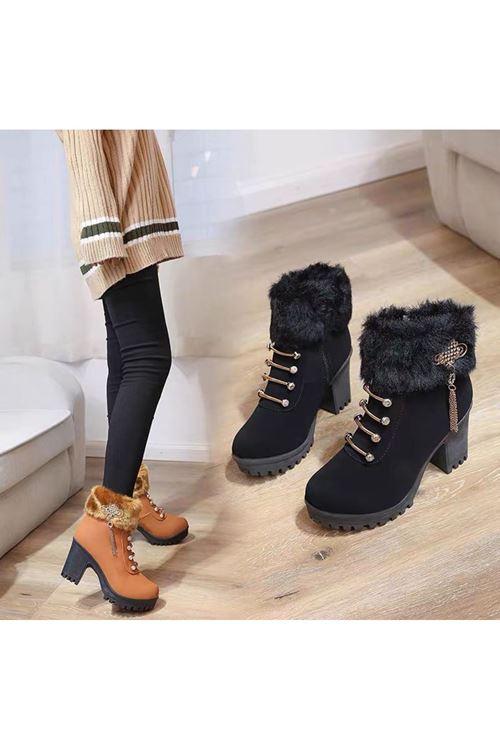 ‎أحذية نسائية شتويه كعب 