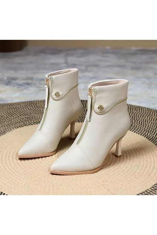 احذية نسائية شتوية بوت قصير كعب 