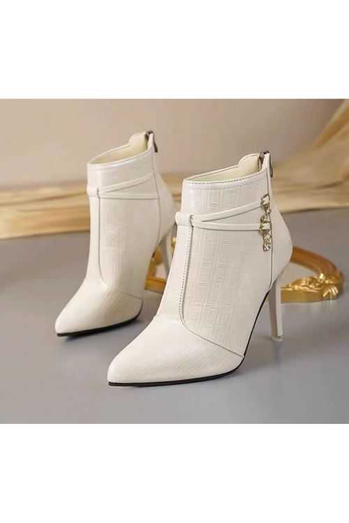 احذية نسائية شتوية بوت قصير كعب   