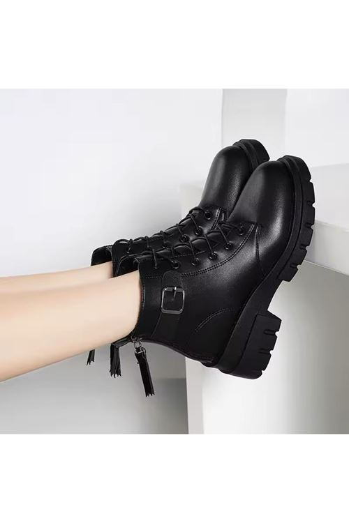 احذية نسائية شتوية بوت قصير كعب