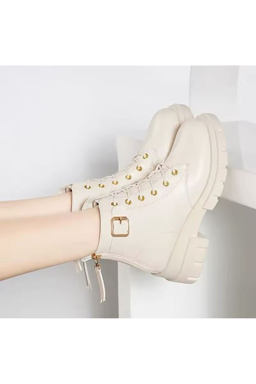 احذية نسائية شتوية بوت قصير كعب