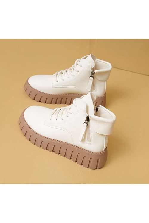 الأحذية النسائية الشتوية بوت قصير كعب 