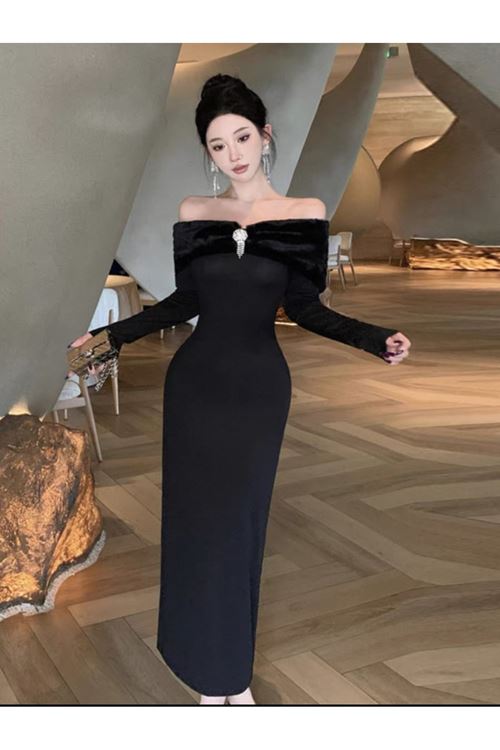 ملابس نسائية شتوية فستان 