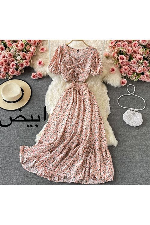 ملابس نسائية صيفية تنورة قميص 