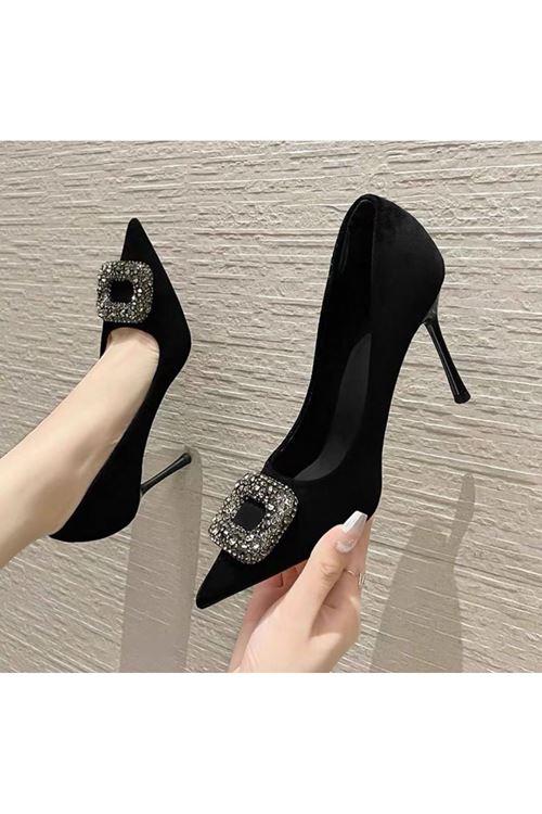 ‎الأحذية النسائية  الصيفية حذاء  كعب