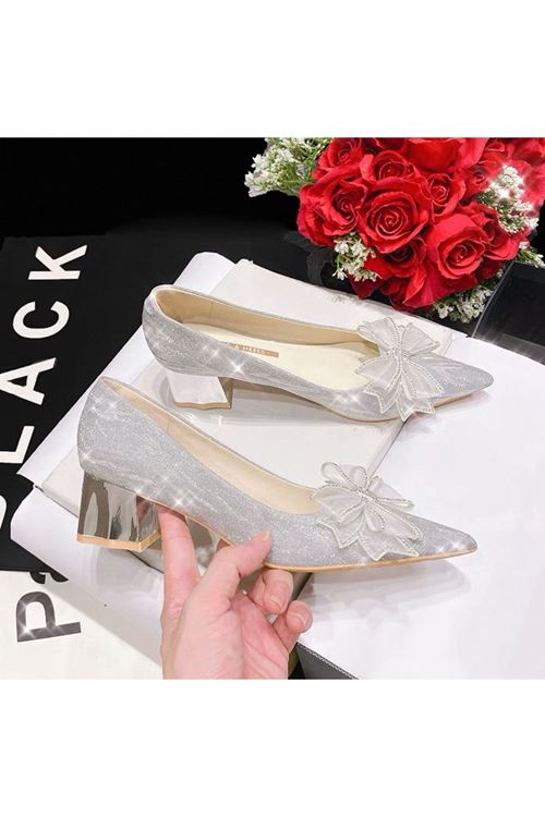 الأحذية النسائية الصيفية حذاء كعب