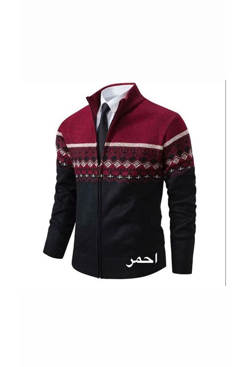 ملابس رجالية شتوية جاكيت صوف