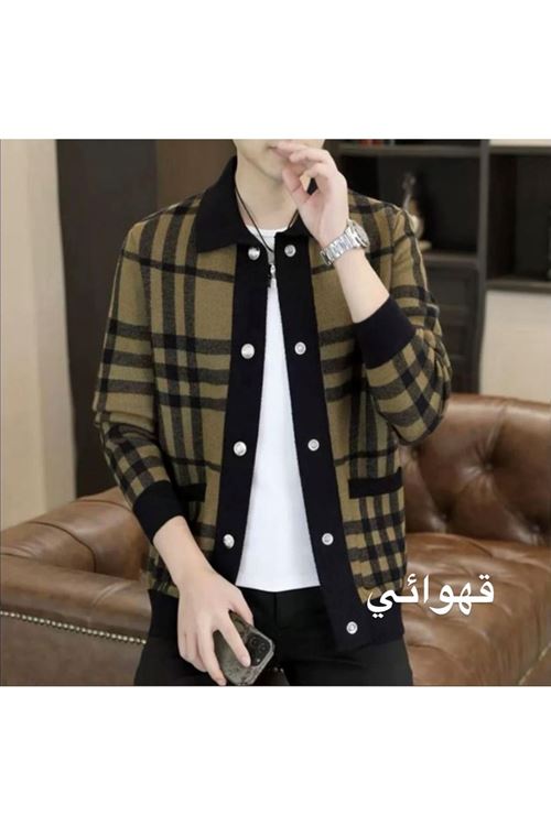 ملابس رجالية شتوية جاكيت صوف