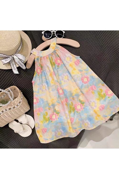 طفل بنت صيفية فستان 