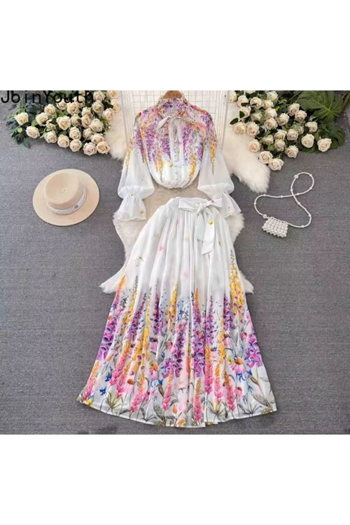 ملابس نسائية صيفية تنورة وقميص 