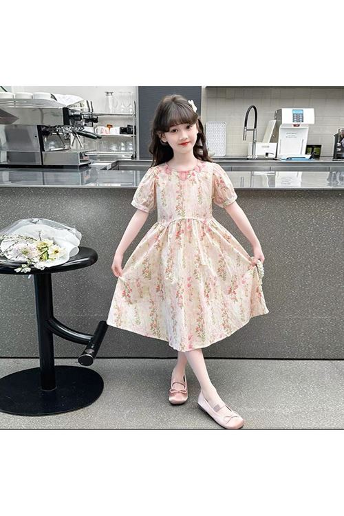 طفل بنت صيفية فستان   