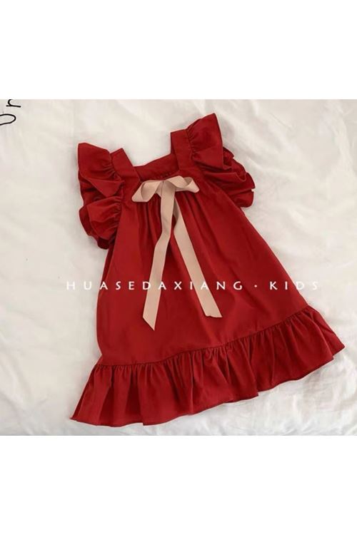 طفل بنت صيفية فستان   