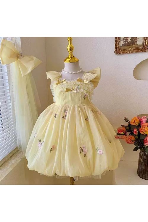 طفل بنت صيفية فستان   