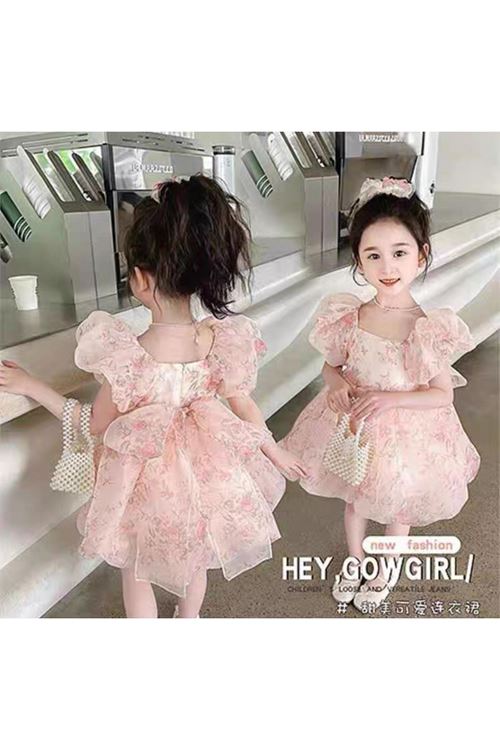 طفل بنت صيفية فستان   