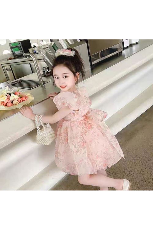 طفل بنت صيفية فستان   