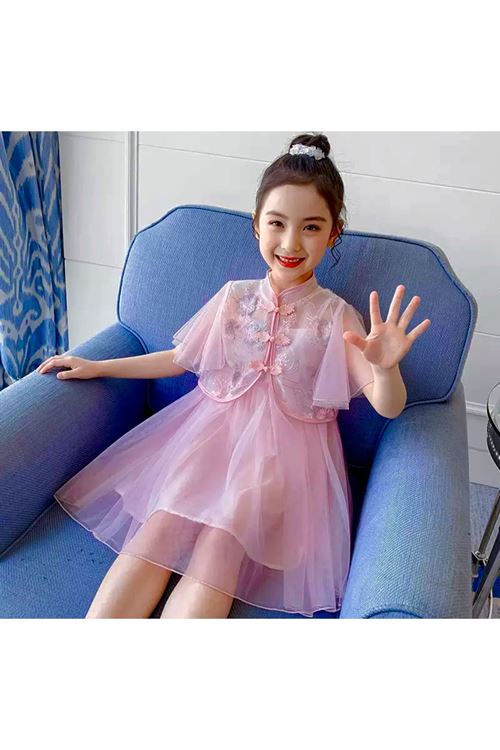 طفل بنت صيفية فستان    