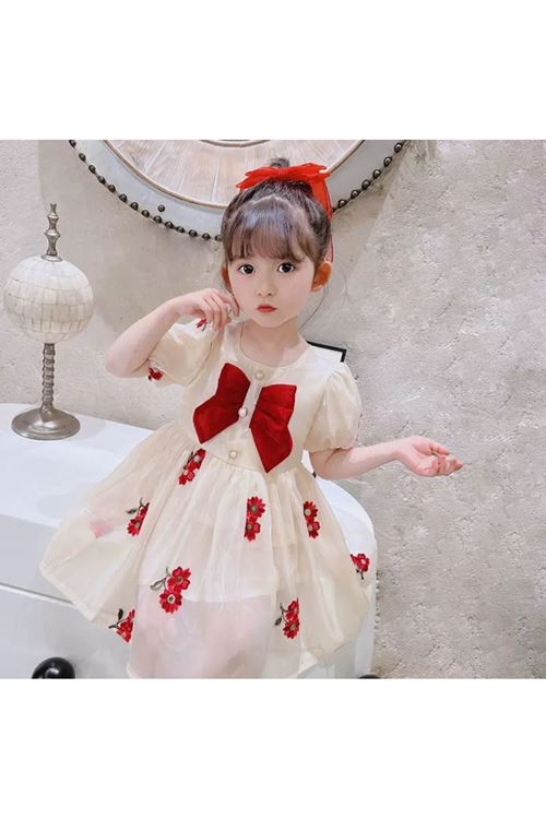 طفل بنت صيفية فستان 