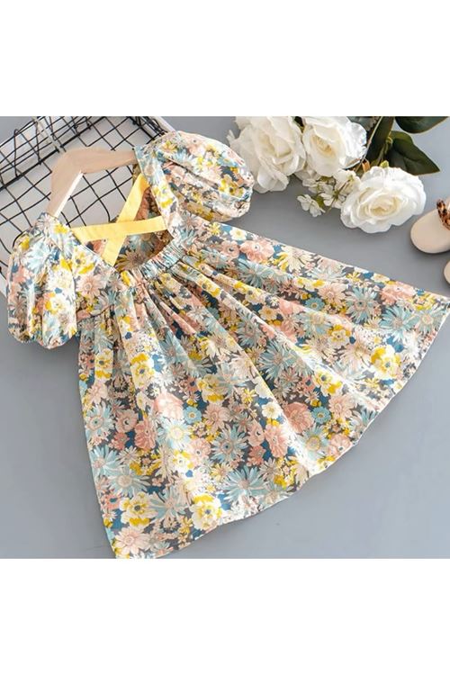 طفل بنت صيفية فستان 