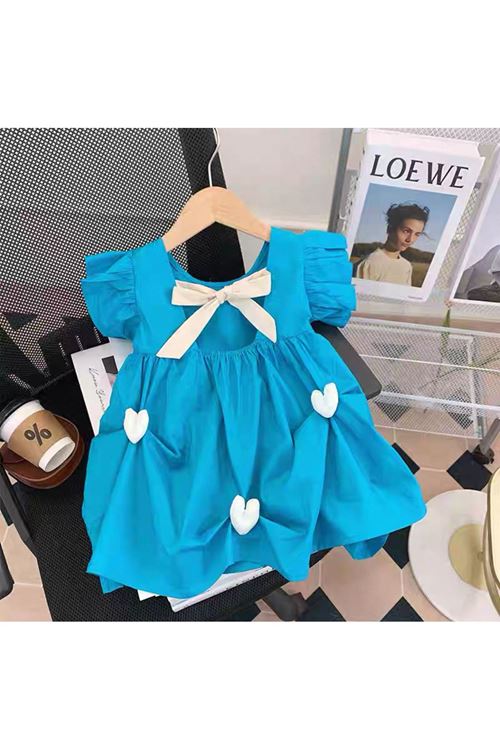 طفل بنت صيفية فستان    