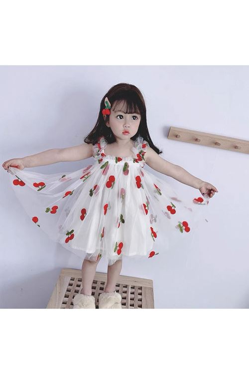 طفل بنت صيفية فستان    