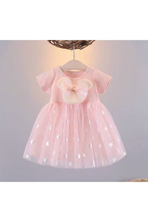 طفل بنت صيفية فستان    