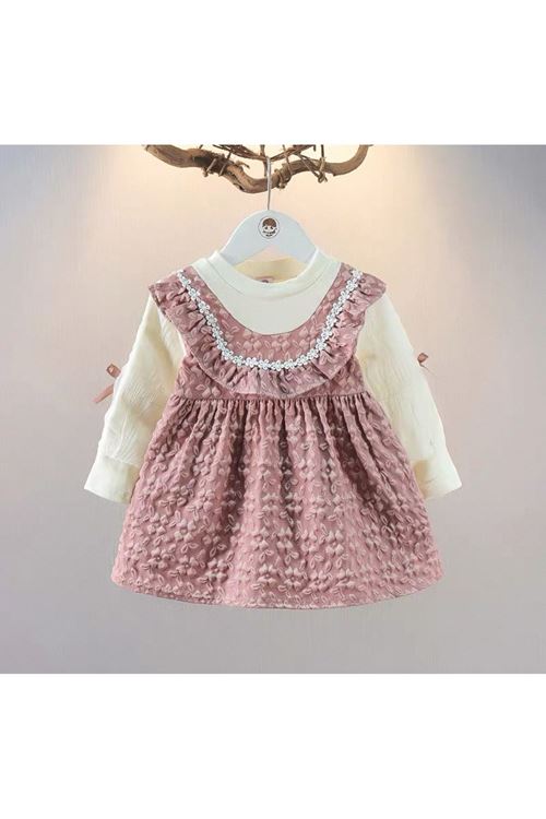 طفل بنت شتوية فستان 