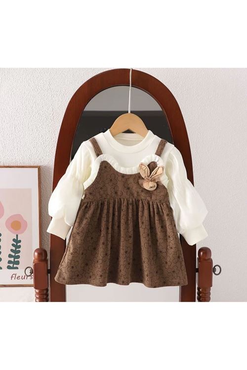 طفل بنت شتوية فستان 