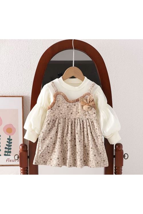 طفل بنت شتوية فستان 