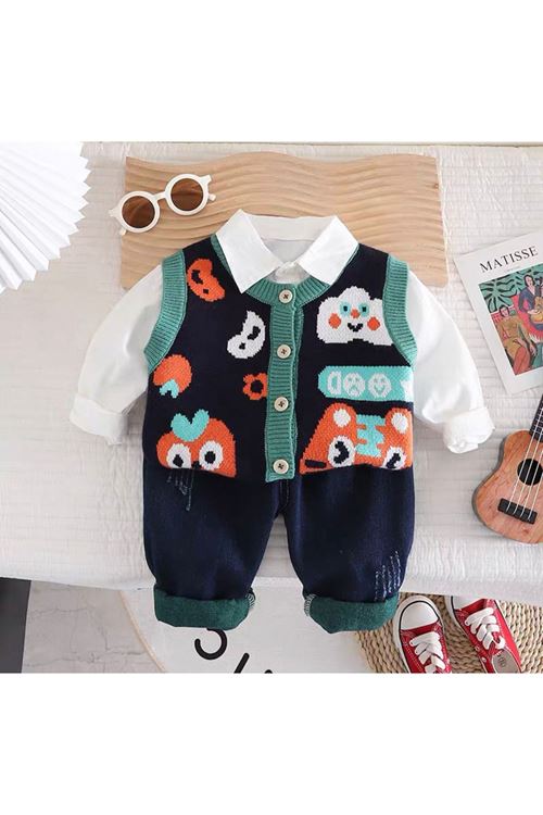 طفل ولد شتوية قاط