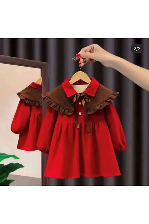 طفل بنت شتوية فستان 