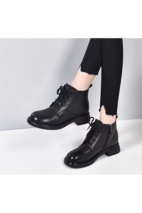 احذية نسائية شتوية بوت قصير كعب 