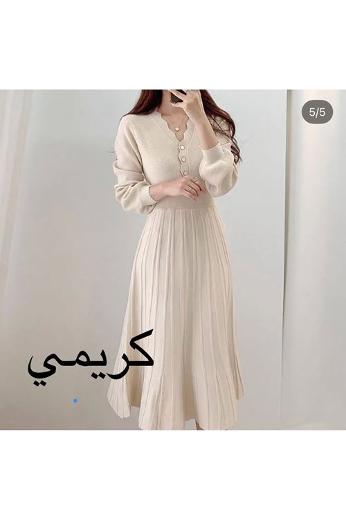 ملابس نسائية شتوية فستان 