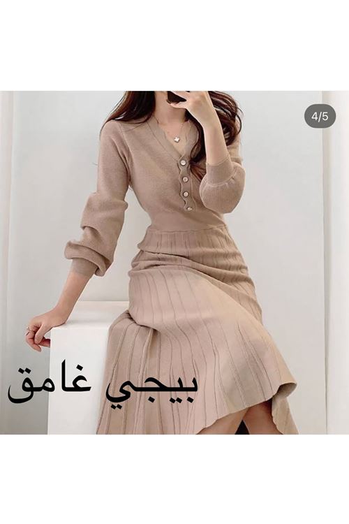 ملابس نسائية شتوية فستان 