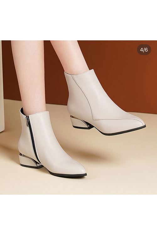 احذية نسائية شتوية بوت قصير كعب 